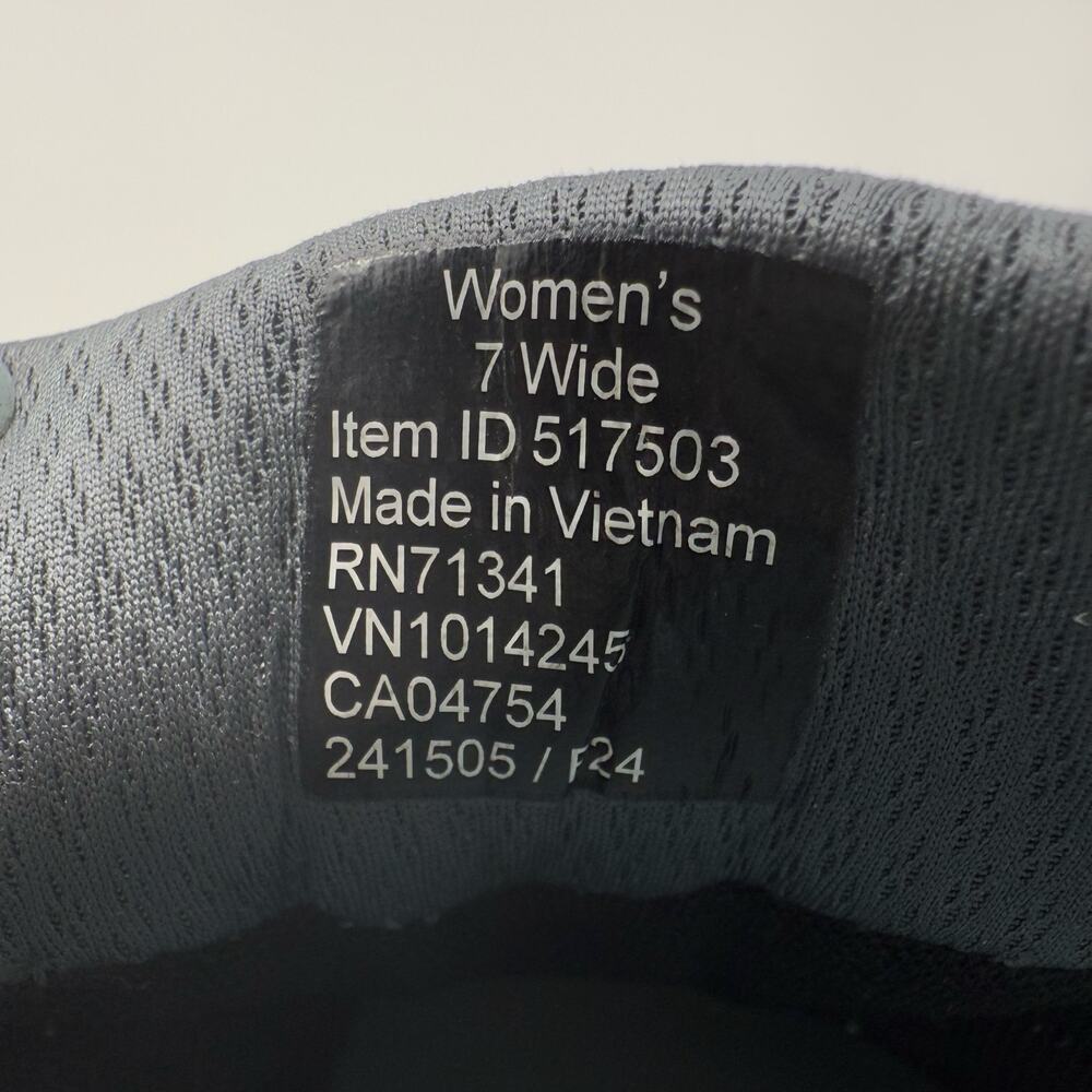 L.L. Bean's Walking Shoes Women's 7 Wide  Blue Grey Hiking Comfort EUC - Picture 11 of 12